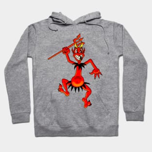 Dancing Devil, no background Hoodie